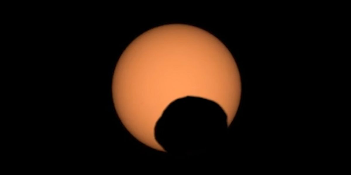 NASA Releases Video of Solar Eclipse on Mars Captured by Perseverance