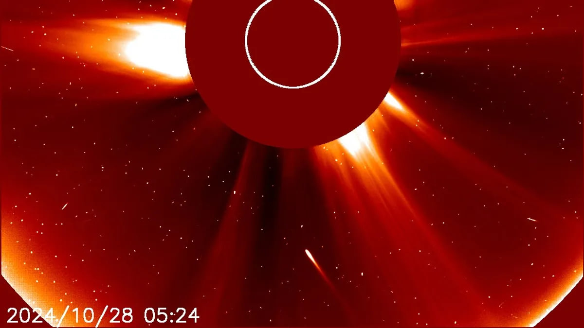 Halloween Comet ATLAS (C/2024 S1) Meets Its Fiery End Near The Sun