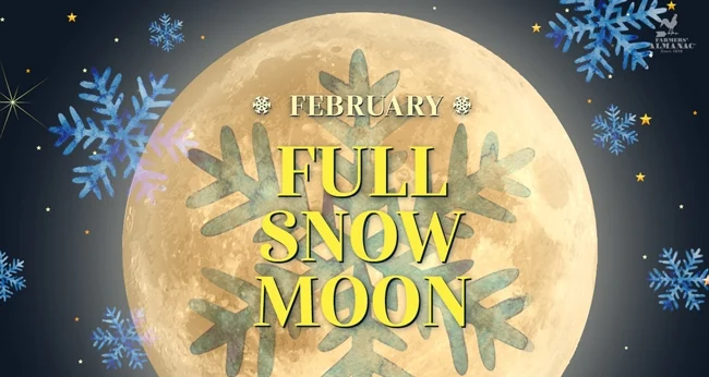 Full Moon in February The Enchanting Magic of the Snow Moon Snow