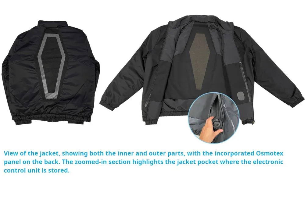 Myant - Osmotex : Active Electroosmotic Membrane Jackets