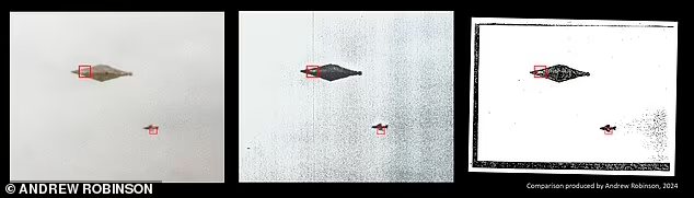 Calvine UFO photo vs photocopy faxed from RAF Pitreavie