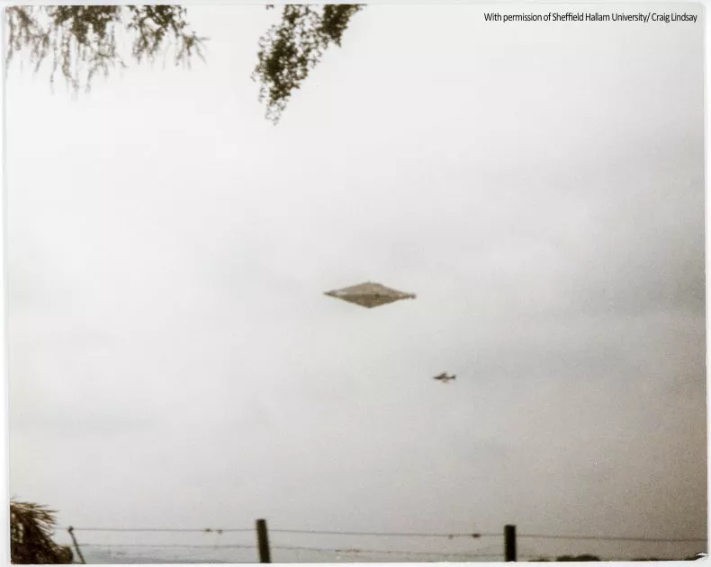 Calvine UFO original photo