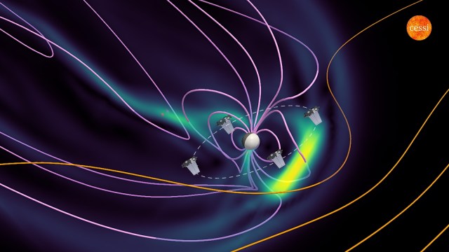 A computer simulation performed at CESSI