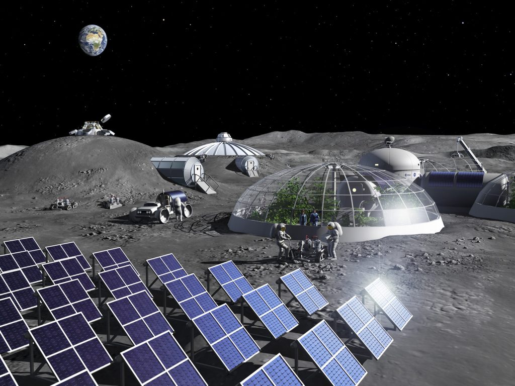 Colony on the Moon