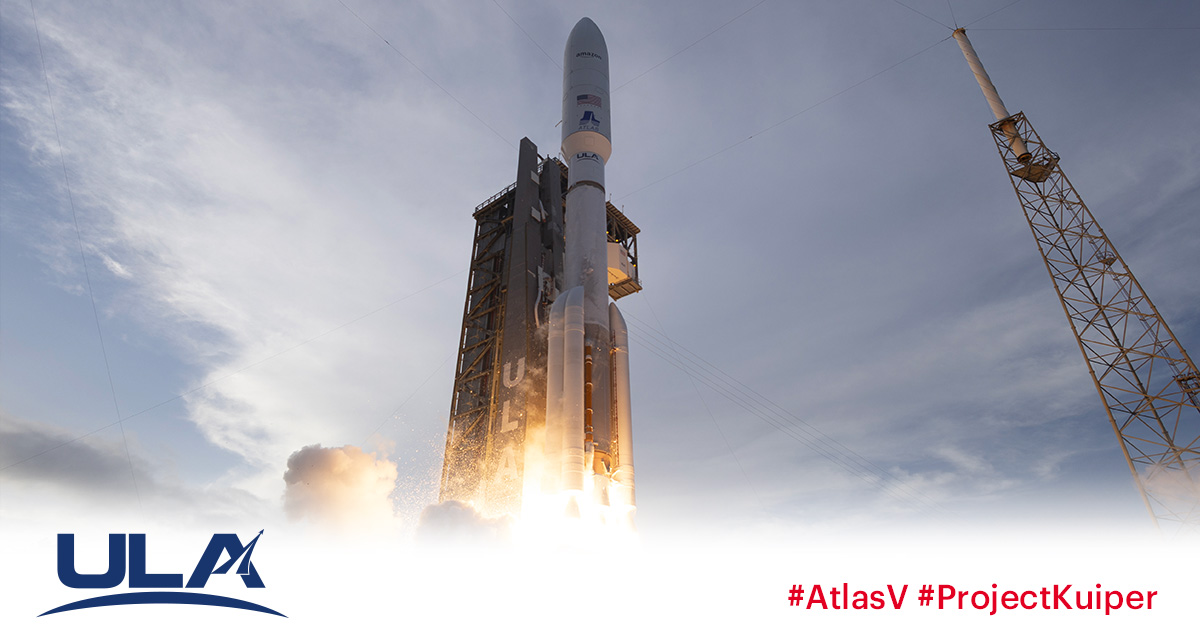 [UPDATED] Amazon’s Kuiper-1 Mission Launched On ULA’s Atlas V Rocket