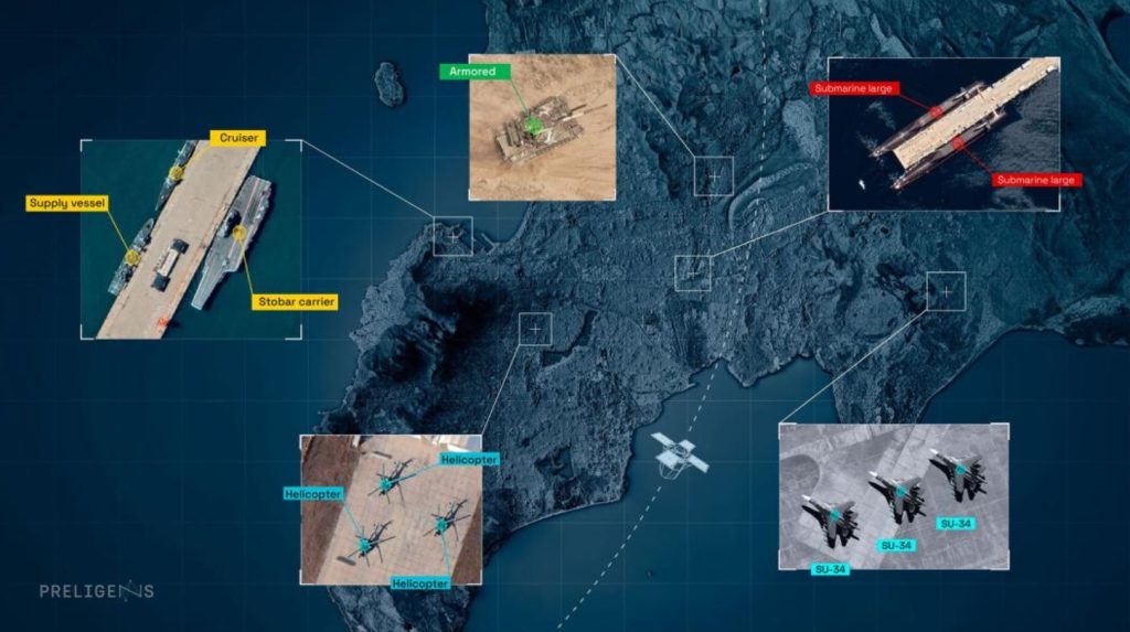 Satellite image analysis by Safran Group. Credit: Safran Group