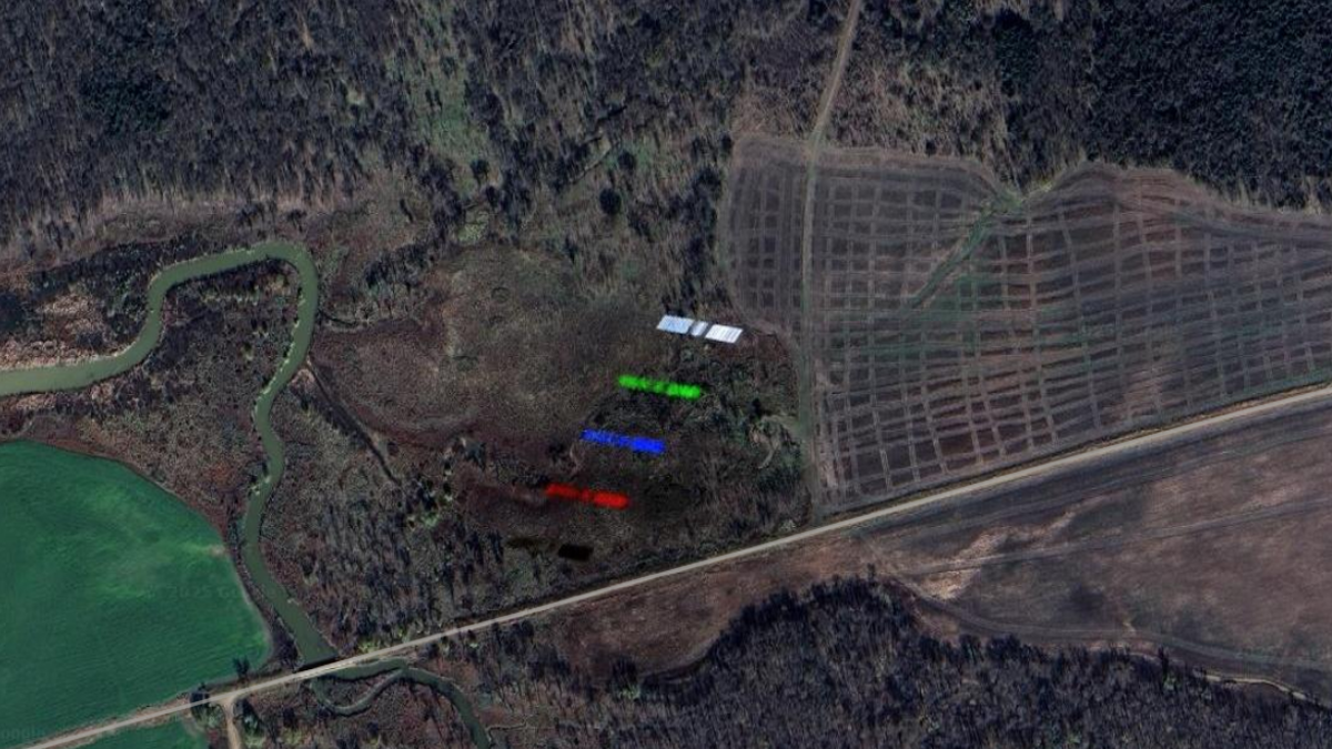 Google Earth Image Photobombed By A Starlink Satellite