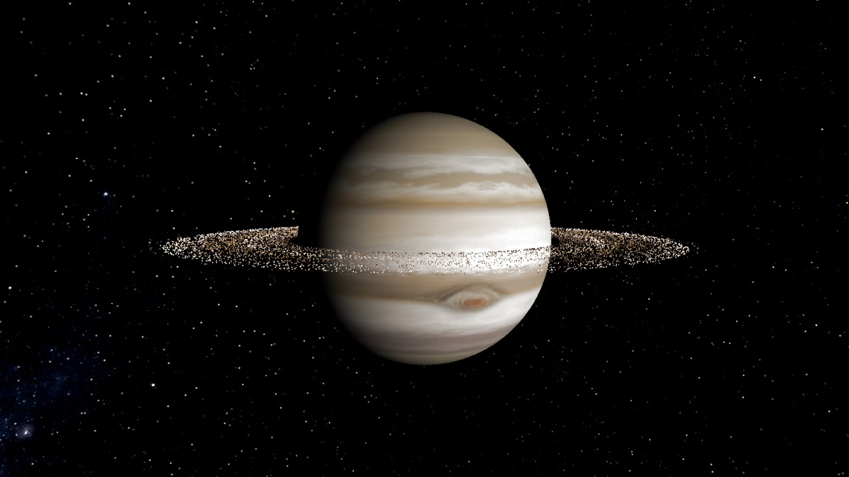 Jupiter and its rings