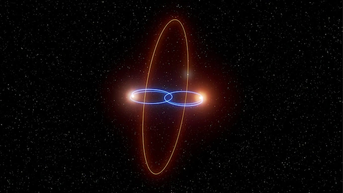 Unusual Planet Candidate Found in Perpendicular Orbit Around Brown Dwarf Pair