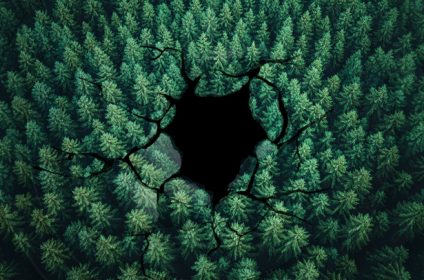 Google Earth Black Zones