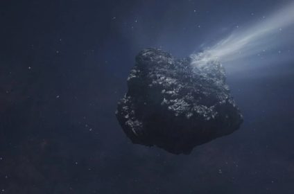 Largest comet from OOrt Cloud Credt- NSF / AUI / NSF NRAO / M.Weiss illustration