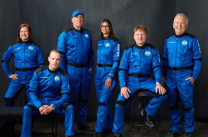 New Shepard 32nd launch crew for Blue Origin.